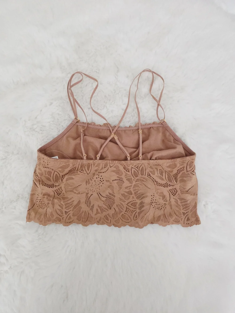 AERIE🌻Holiday Best Lace Longline Bralette SIZE M